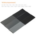 thumbnail image 3 of GOOHOCHY sand paper assortment pack Sandpaper Assortment Silicon Carbide Assorted Color 54pcs, 3 of 8