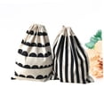 thumbnail image 3 of NICEXMAS 2-Pack Cotton Drawstring Bags, Assorted Colors, Washable Travel Storage Pouches for Organizing Essentials, 3 of 8