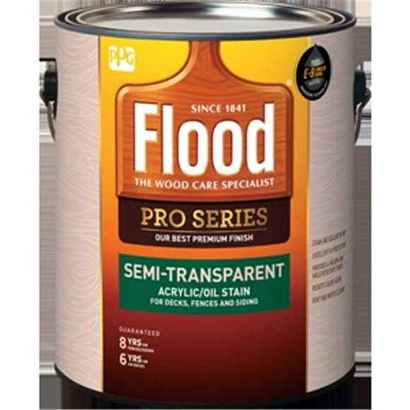 Flood 056198667662 FLD812-01 1 gal Huile Acrylique Semi-Trans Base Neu - 250 COV