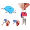 thumbnail image 2 of Pxcl Capuchons de Clé Colorés, 32 Pcs Capuchons de Clé Colorés Ronds Anneaux d'Identification de Clé en Plastique Flexibles pour Identification Facile des Clés, 2 of 5