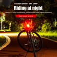 thumbnail image 4 of Luz trasera de bicicleta, luz trasera de bicicleta de montaña, casco de aluminio, luz de advertencia de conducción nocturna FLhrweasw Nuevo, 4 of 7