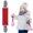 Red, variant on Adjustable Mitten Clips,1 Pcs Elastic Winter Glove Clips Dress Hat Coats Cinch Sweater Cardigan Shawl Clips for Son and Daughter,Black