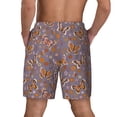 thumbnail image 2 of Haiem Daisies Flowers Mens Swim Trunks with Compression Liner 2 in 1 Swimming Shorts Stretch Swimwear Quick Dry,Board Shorts-Small, 2 of 9