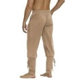 thumbnail image 1 of Mens Medieval Renaissance Pirate Lace-Up Pants Gothic Cosplay Costume Trousers, 1 of 9