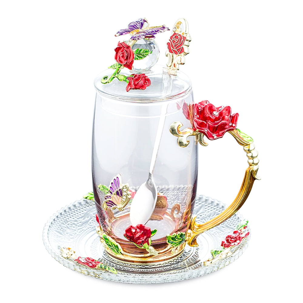 Porcelain Tea Cup - Tulip - 5 oz - The Foundry Home Goods