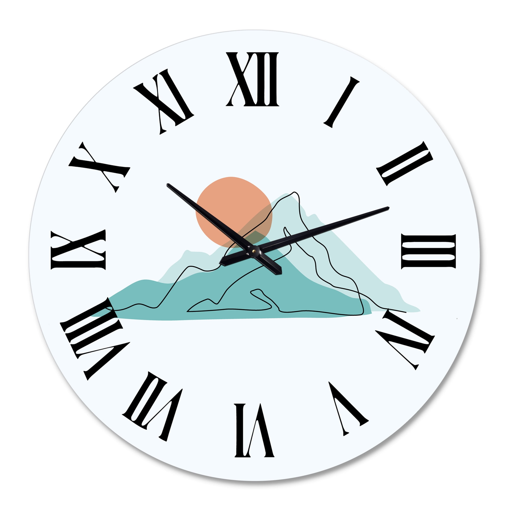 Designart 1 in Quartz Modern/Contemporary Wall Clock