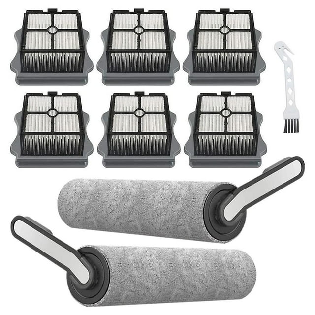 2 Pack Brush Roll And 6 Pack Filter For Tineco Floor One S5 Cleaner