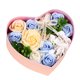 thumbnail image 5 of Caja de regalo creativa con forma de corazón de flor de jabón, regalo creativo de cumpleaños para San Valentín y Navidad para novia, 5 of 6