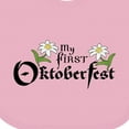 thumbnail image 4 of Inktastic My First Oktoberfest with Edelweiss Flowers Boys or Girls Baby Bib, 4 of 4
