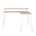 thumbnail image 4 of Ameriwood Home Haven L Desk with Riser, Black Oak, 4 of 9