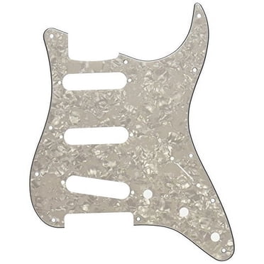 Fender Picks Left-Handed Strat Pickguard Set - Black 3-Ply SSS Style For Fender USA/Mexico Strats Stratocaster Pickguard