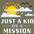 thumbnail image 3 of Instant Message - Gamer - Just A Kid on A Mission - Toddler & Youth Short Sleeve Graphic T-Shirt, 3 of 6