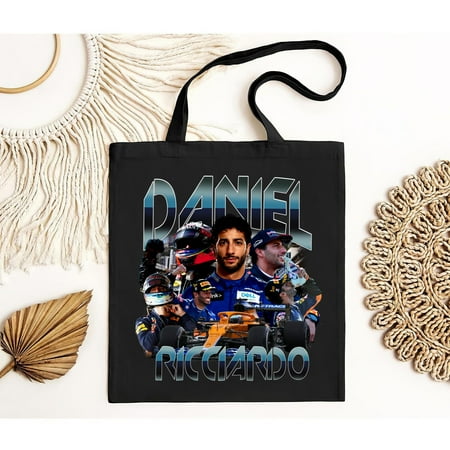 vintage Limited Daniel Ricciardo Vintage Tote Bag  Graphic T-Bag  Retro 90 s Daniel Ricciardo Fans Homage T-Bag  Gift For Women and Men-TH17928