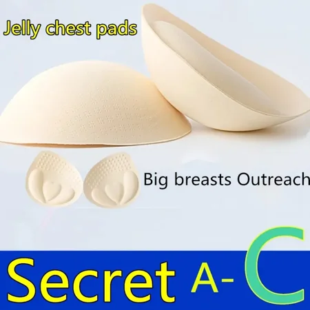

Thickened Insert Underwear Bra Scale-out Chest Latex Pads Seamless Push Up Bra Cups Chest Pad Women‘s Lingerie & Underwear Accessories