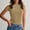 Khaki, variant on Womens Slim Fit Tank Tops Cami Tunic Dressy Comfy Stretch Tunic Shirts for Ladies