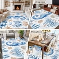 thumbnail image 6 of Ocean Seahorse 5x7 Area Rugs for Living Room, Starfish Shell Seaweed Watercolor Non Slip Floor Mat Washable Low-Profile Indoor Carpet for Bedroom, Dining Room, Bathroom, 6 of 9