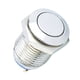 thumbnail image 5 of DC 36V 2A 10mm Tapa plana forma forma forma Impermeable Metal Pestillo Interruptor de botón Terminal de tornillo de paquete de 2 DYNWAVEMX Interruptor de botón de enclavamiento, 5 of 7