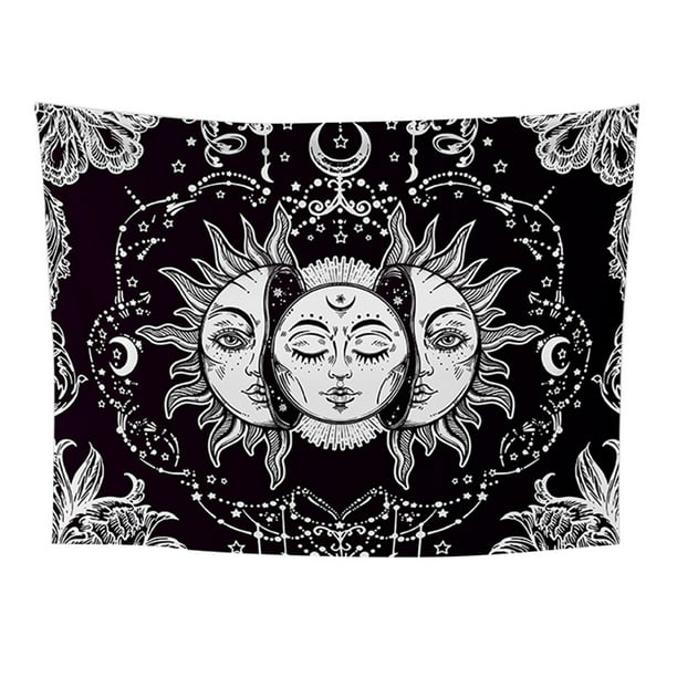 Sun And Moon Tapestry Wall Hangings Star Space Wall Tapestry