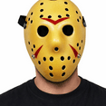 thumbnail image 2 of NEW Jason Hockey Mask | Yellow Friday The 13th Mask Worn by Jason Voorhees, 2 of 5