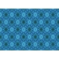thumbnail image 1 of Ahgly Company Machine Washable Indoor Rectangle Transitional Blueberry Blue Area Rugs, 2' x 5', 1 of 7
