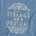 thumbnail image 2 of Beetlejuice Strange and Unusual Women's T Shirt,Carolina Blue, Small, 2 of 6