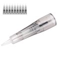 thumbnail image 2 of 10 Uds Ushape 9 Pin agujas Microblading ceja tatuaje cartucho aguja hoja, 2 of 14