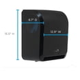 thumbnail image 3 of 8" High-Capacity Automated Touchless Paper Towel Dispenser Black ,Easy to Use, 3 of 5