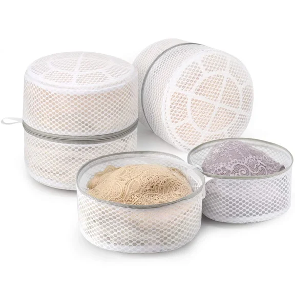 3Pcs Durable Honeycomb Mesh Laundry Bags For Delicates, Large Lingerie Wash Bag