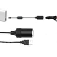 thumbnail image 5 of Adaptador convertidor de coche con puerto USB a toma de encendedor de 12 V, cable de alimentación hembra, 5 of 5
