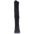 thumbnail image 2 of Womens XOXO Trish Over The Knee Back Lace Boots, Black, 2 of 6