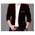 thumbnail image 1 of Traje casual de pana de primavera y otoño para hombre, traje de negocios ajustado para jóvenes, chaqueta de hombre, 1 of 4