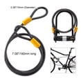 thumbnail image 7 of Bike U Lock with Cable - Via Velo Heavy Duty Bicycle U-Lock,14mm Shackle and 10mm x1.8m Cable with Mounting Bracket For Road Bike Mountain Bike Electric Bike Folding Bike, Great Bike Safety Tool, 7 of 7