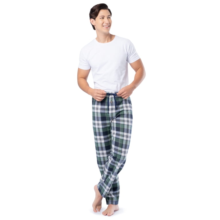 Fruit of the Loom Men's Plaid Fleece Pajama Pants 2-Pack photo 2