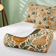 thumbnail image 4 of Erosebridal Chicken Twin Quilt Set for Girls, Wildflowers Twin Coverlet Set, 2-Piece 1 Bedspread and 1 Pillowcase, 4 of 7