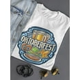 thumbnail image 3 of Oktoberfest Food And Drinks T-Shirt Women -Image by Shutterstock, Female Medium, 3 of 4