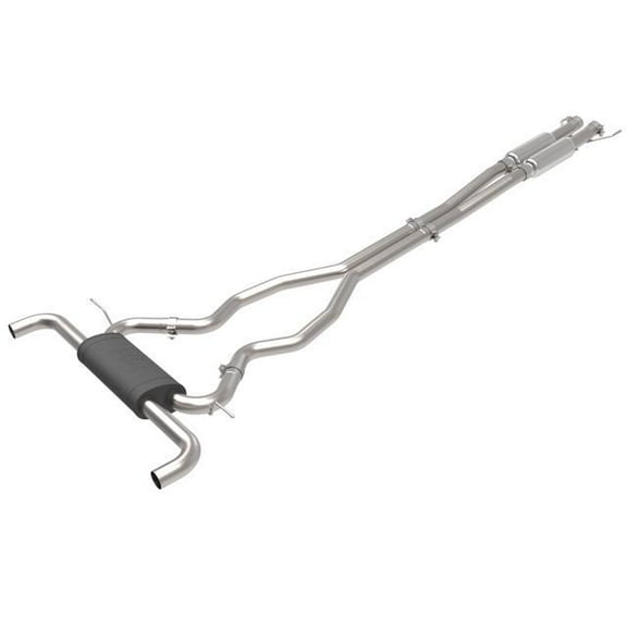 aFe Power Vulcan Series 2-1/2 IN 304 Stainless Steel Cat-Back Exhaust System Ford F-150 2021 V6-2.7L/3.5L (tt)/V8-5.0L 49-33133