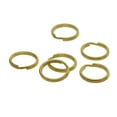 thumbnail image 3 of 20 Piezas de tón con Bordes Lvero Lvero Dividido Lves Cadena Titur Broches de Joyería Ganchos Bolsas Macarena Anillos de llavero de latón, 3 of 8
