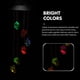 thumbnail image 3 of Lámpara de viento con forma de calavera de Halloween, luz LED solar para exteriores, lámpara colgante de calavera, 3 of 7