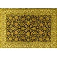 thumbnail image 1 of Ahgly Company Indoor Rectangle Persian Yellow Traditional Area Rugs, 2' x 4', 1 of 4