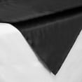 thumbnail image 2 of Lann's Linens Satin Wedding Table Overlay - Tablecloth Topper (72" Square - Black), 2 of 2