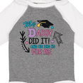 thumbnail image 4 of Inktastic My Daddy Did It and He Did It for Me with Graduation Cap Girls Long Sleeve Baby Bodysuit, 4 of 5