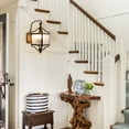 thumbnail image 3 of Chords Attic 14.6" 1-Light Farmhouse Wall Sconce with Glass Panels for Bedroom, Living Room, Patio, Garden, and More, 3 of 8