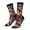 3 Black, variant on Rock Music Print Adult Socks for Men & Women,Calf Socks, Ankle Socks,Boots Socks,Breathable Casual Sock,Unisex Crew Socks
