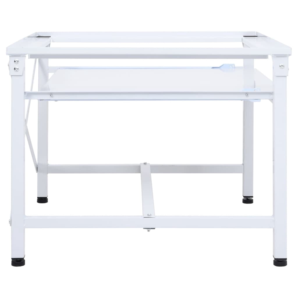 vidaXL Double Washing and Drying Machine Pedestal White