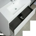 thumbnail image 5 of Spaco 42" Floating Bathroom Vanity with Sink, Modern Wall-Mounted Bathroom Storage Vanity Cabinet with Resin Top Basin and Soft Close Drawers, White, 5 of 12