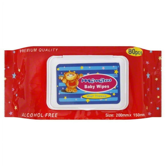 MIMITOS BABY WIPES 80 COUNT