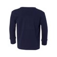 thumbnail image 3 of Rabbit Skins - Toddler Fine Jersey Long Sleeve Tee - 3302 - Navy - Size: 2T, 3 of 3