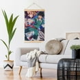 thumbnail image 6 of My Hero Academia Wooden Shaft Hanging Poster Home Decor Poster Wall Art Painting For Living Room Bedroom 20"X30", 6 of 7