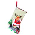 thumbnail image 1 of Medias de Navidad Medias colgantes para chimenea Árbol de Navidad Decoración Ciervo Sunnimix Medias festivas, 1 of 7