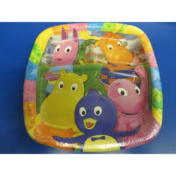 Backyardigans Large Paper Pocket Plates (8ct)